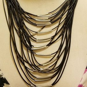 Layered necklace( beaded or leather)